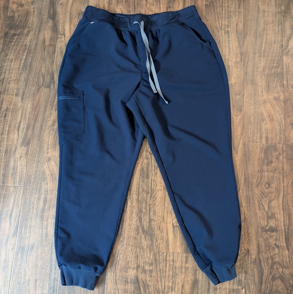 Figs XXL Men's Dark Blue Jogger Pants Navy Tapered Ankle